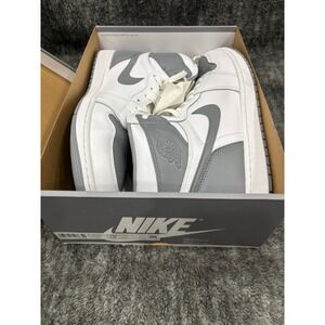 Nike Air Jordan 1 Retro High OG Stealth White Gray Size 15 555088-037